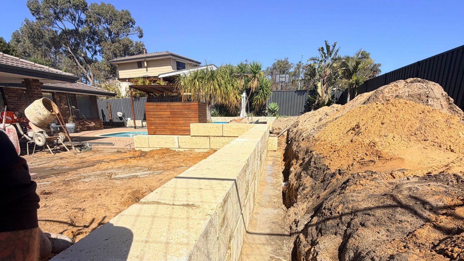 Residential — limestone walls Perth