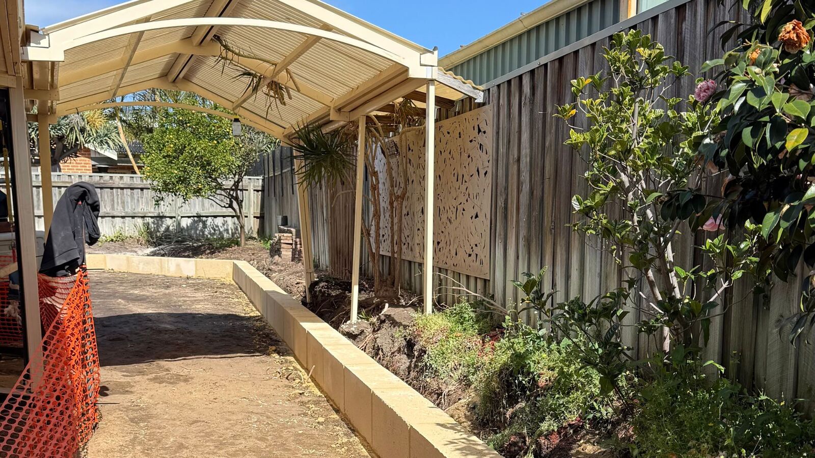 Tight Access — limestone walls Perth